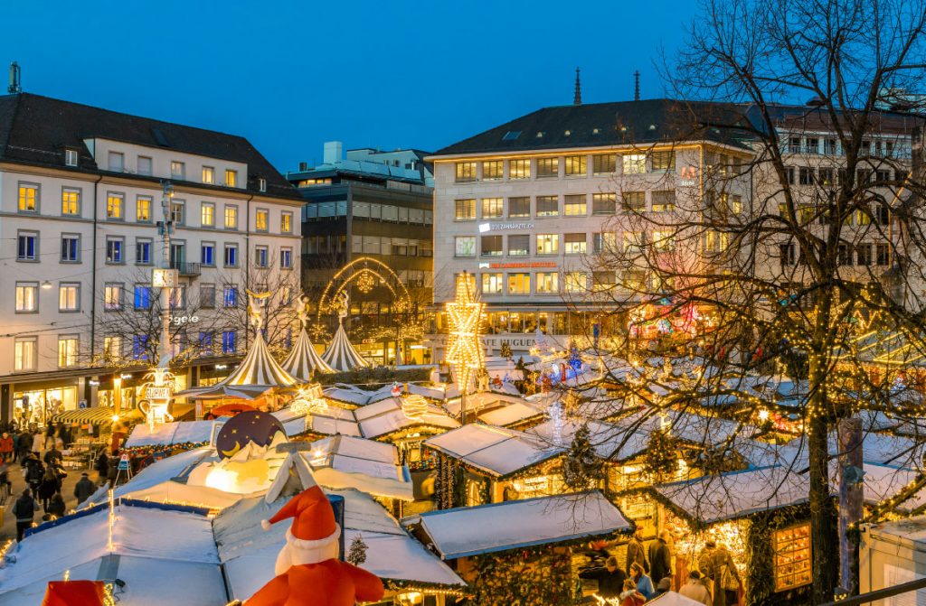 Mercado na Natal na Basileia