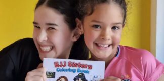 Olívia e Louisa: as atletas patrocinadas pela SEDA que lançaram um livro de colorir sobre jiu-jitsu