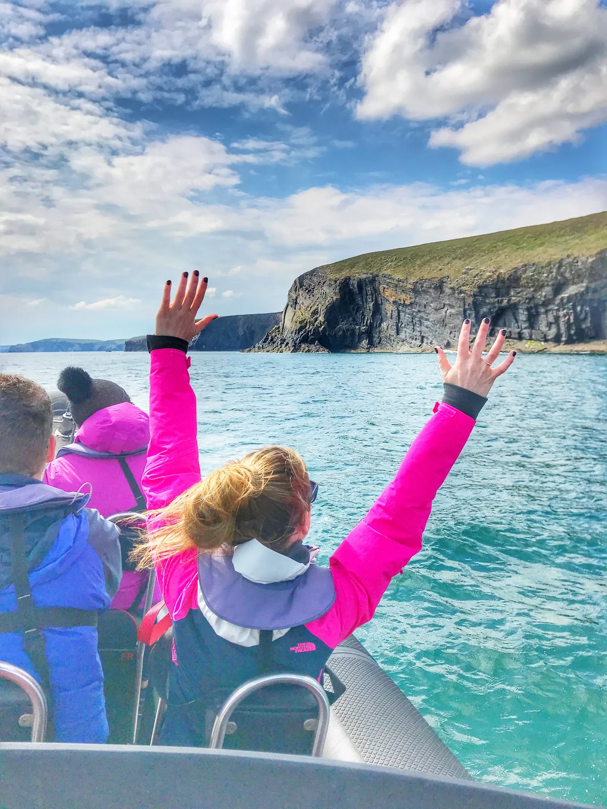 Boat tour in Cork Harbour.