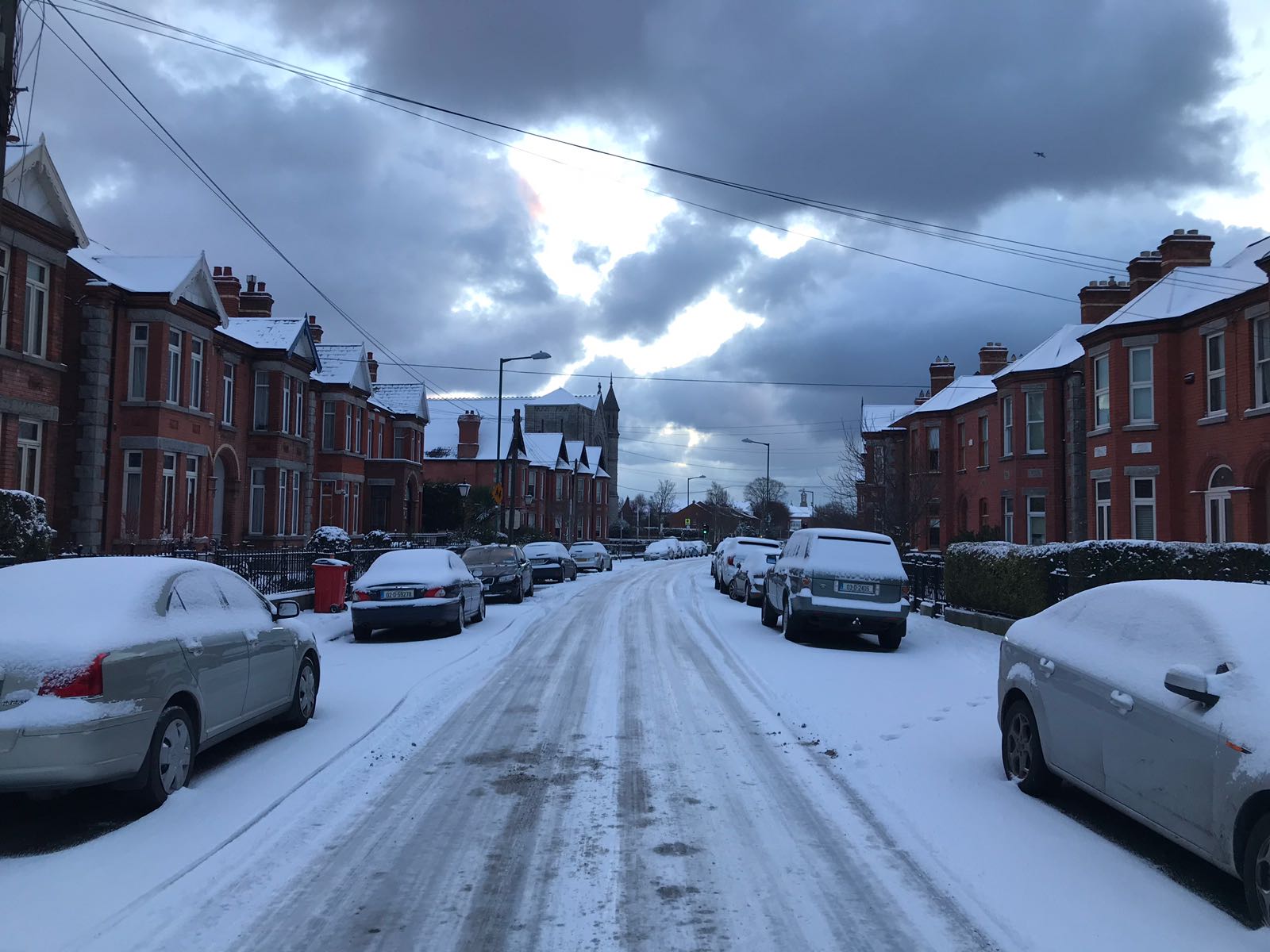 Snow in Dublin